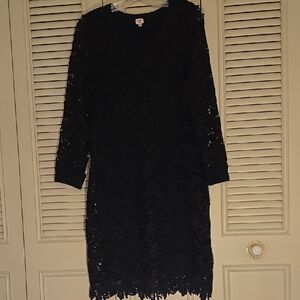 Wilfred Mont Royal Dress - Elegant Black Lace Dress, Size L